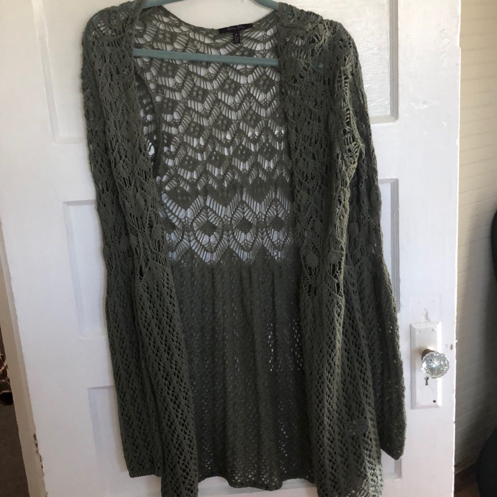Dark Green Cardigan